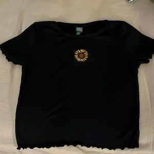 Wild fable black sunflower top.